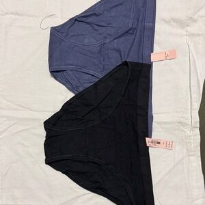 Victoria's Secret Black and Blue Lingerie